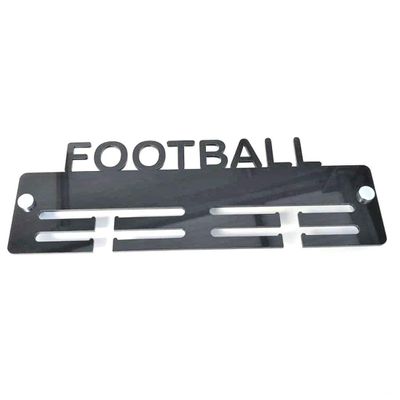 Football Medal Hanger Display - Bright Blue