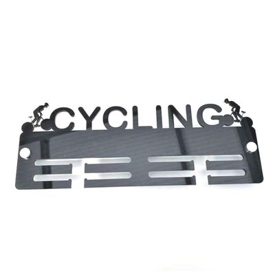 Cyclist Medal Hanger Display for Athletes, Bright Blue