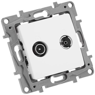 NL-Base TV/R-SAT INT 14DB BLAN