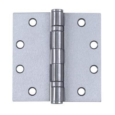 Tell 4 in. L Stainless Steel Steel Door Hinge 1 pk