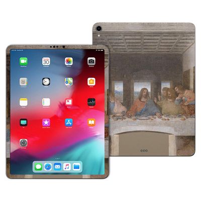 MightySkins Skin Compatible with Apple iPad Pro 12.9 (2018) - Last Supper | Protective, Durable, and Unique Vinyl Decal wrap Cover | Easy to Apply, Remove, and Change Styles | Made in The USA