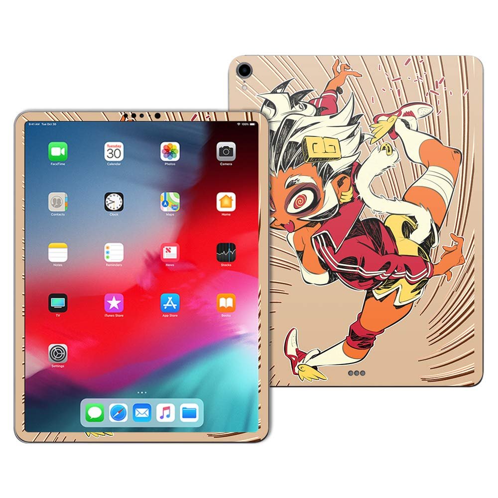 MightySkins Skin Compatible with Apple iPad Pro 12.9 (2018) - Monkey Girl | Protective, Durable, and Unique Vinyl Decal wrap Cover | Easy to Apply, Remove, and Change Styles | Made in The USA