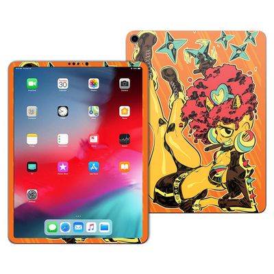 MightySkins Skin Compatible with Apple iPad Pro 11 (2018) - Cyclops Girl | Protective, Durable, and Unique Vinyl Decal wrap Cover | Easy to Apply, Remove, and Change Styles | Made in The USA