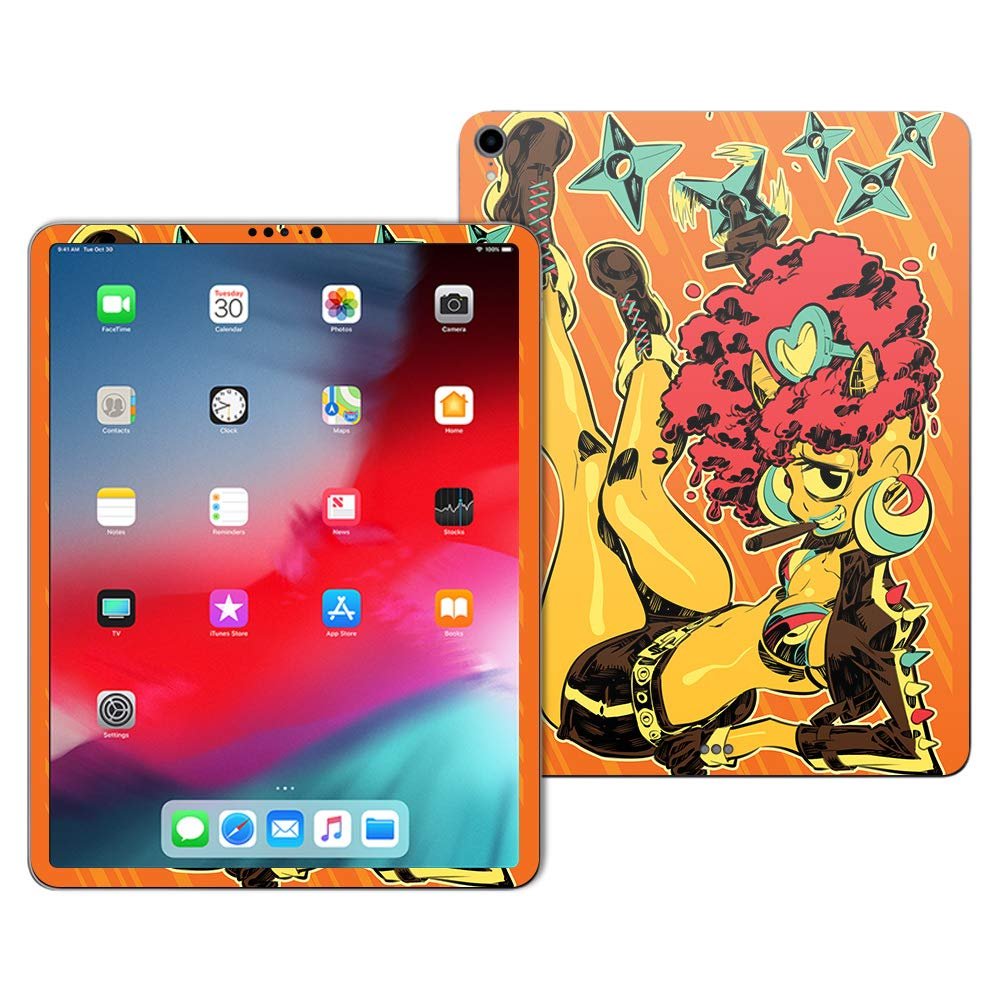 MightySkins Skin Compatible with Apple iPad Pro 11 (2018) - Cyclops Girl | Protective, Durable, and Unique Vinyl Decal wrap Cover | Easy to Apply, Remove, and Change Styles | Made in The USA