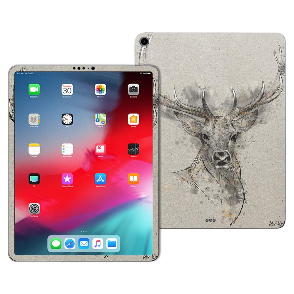 MightySkins Skin Compatible with Apple iPad Pro 11 (2018) - Ink Buck | Protective, Durable, and Unique Vinyl Decal wrap Cover | Easy to Apply, Remove, and Change Styles | Made in The USA