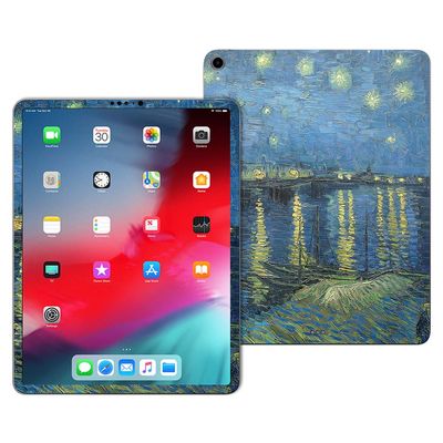 MightySkins Skin Compatible with Apple iPad Pro 12.9 (2018) - Over The Rhone | Protective, Durable, and Unique Vinyl Decal wrap Cover | Easy to Apply, Remove, and Change Styles | Made in The USA