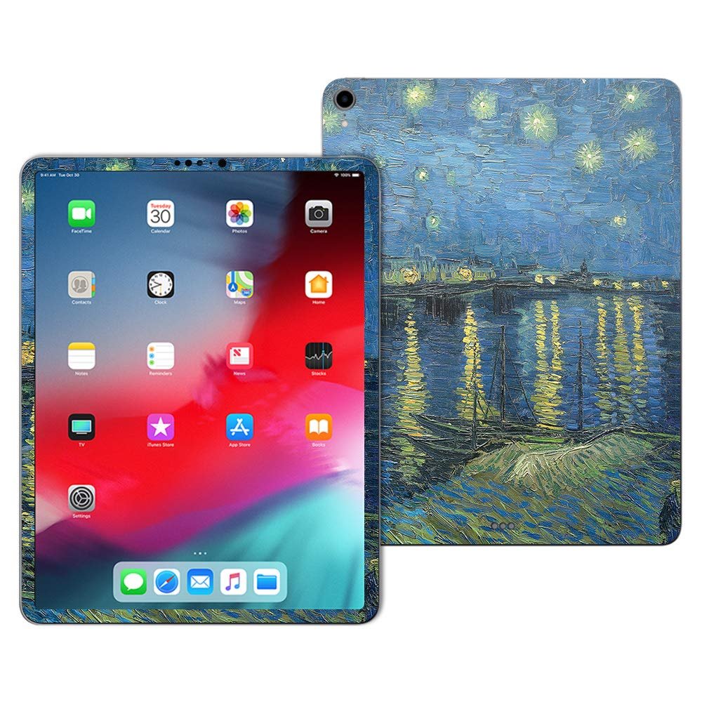 MightySkins Skin Compatible with Apple iPad Pro 12.9 (2018) - Over The Rhone | Protective, Durable, and Unique Vinyl Decal wrap Cover | Easy to Apply, Remove, and Change Styles | Made in The USA