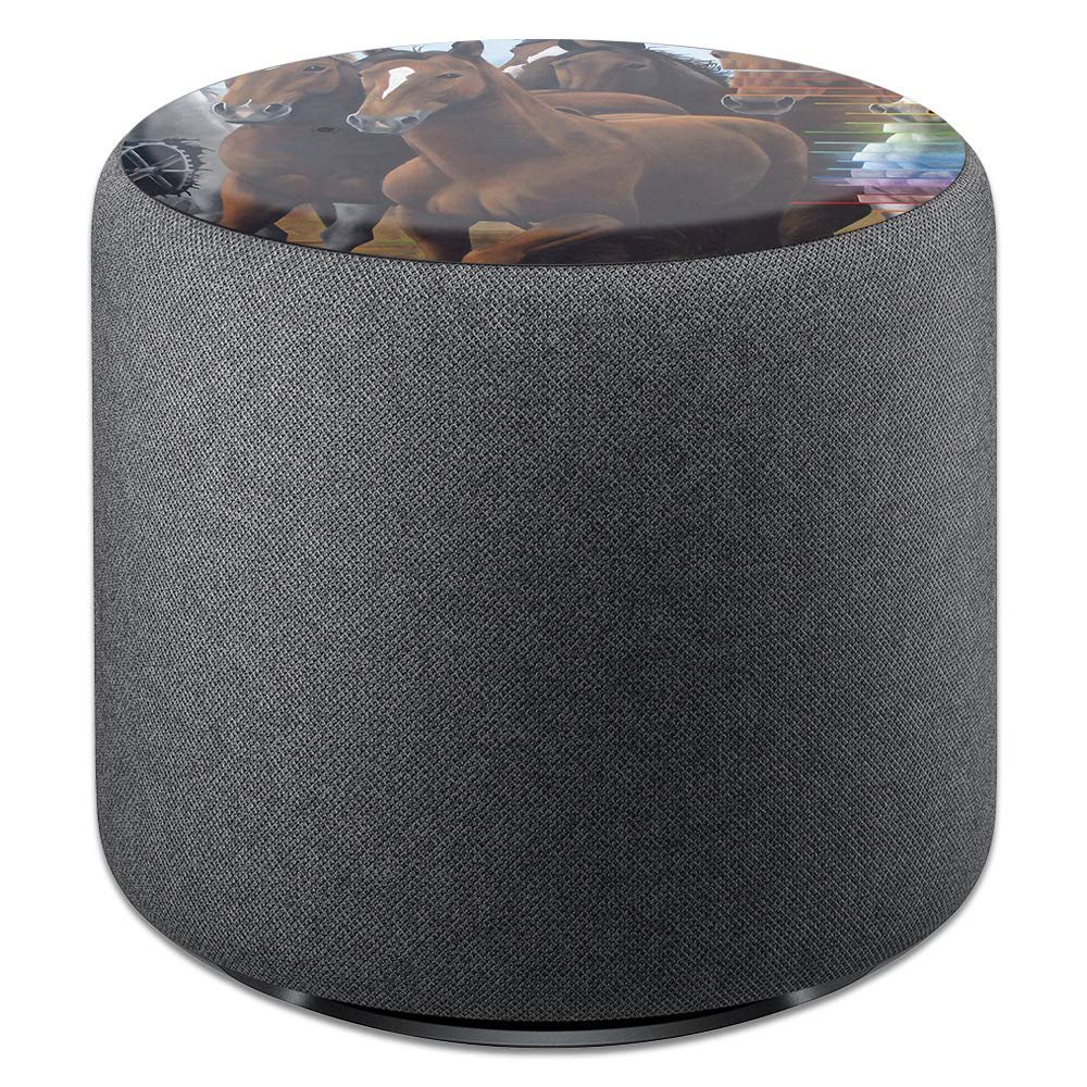MightySkins Skin Compatible with Amazon Echo Sub - Horse Stampede | Protective, Durable, and Unique Vinyl Decal wrap Cover | Easy to Apply, Remove, and Change Styles | Made in The USA