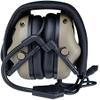 ATAIRSOFT Tactical Headset Wargame Hunting Headphone Without Noise Cancellation Function (Tan) view 3