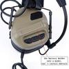 ATAIRSOFT Tactical Headset Wargame Hunting Headphone Without Noise Cancellation Function (Tan) view 4