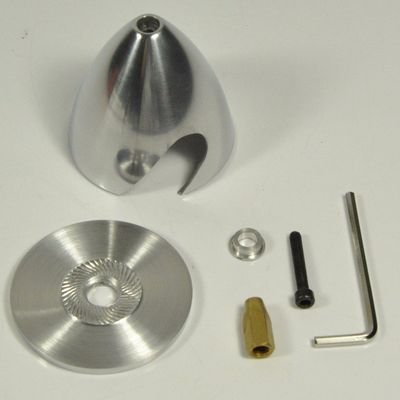 Jammas 2 Blade Aluminum Spinner Special Drilled for RC Plane with Prop Adapter 1.5" 1.75" 2" 2.25" 2.5" 2.75" 3" 3.5" 4" Zyhobby - (Color: 64mm)
