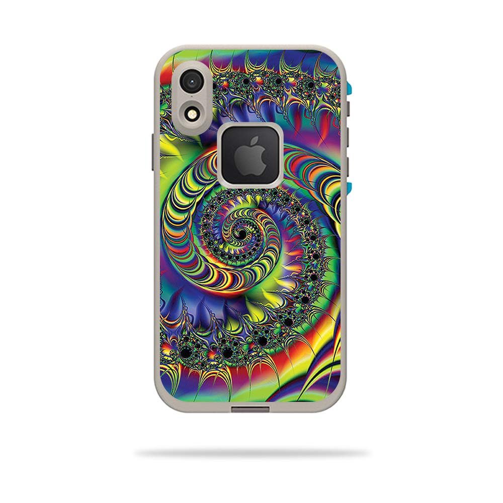 MightySkins Skin Compatible With LifeProof FRE iPhone XR Case - Acid | Protective, Durable, and Unique Vinyl Decal wrap cover | Easy To Apply, Remove, and Change Styles | Made in the USA