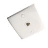 Aexit Single Gang Wall Plates 4 Pin RJ11 Telephone Female Jack Outlet Outlet Plates Wall Plate view 1