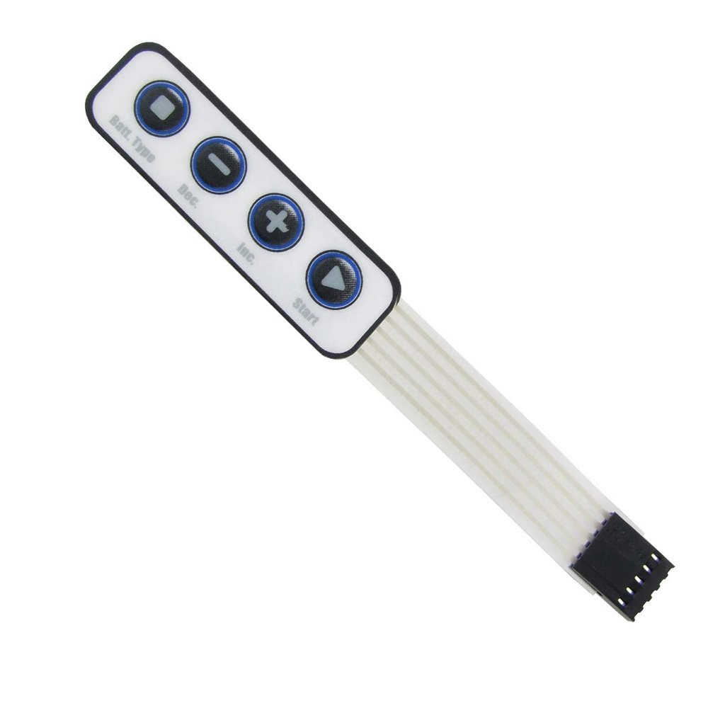 Aexit 1x4 4 Plug-in Switches Key Matrix Membrane Switch Keypad Keyboard Outlet Switches New 65x20x0.8mm