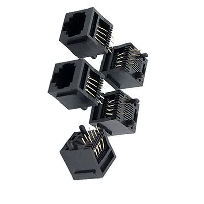 Aexit 52 8P8C Generator Accessories 180 Degree Modular Network PCB Connectors Cords, Plugs & Adapters 5 Pcs