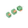 Davitu 50PCS KF141R 2/3/4/5/6/7/8/9 pin spring terminal block connector 2.54MM pitch right angle 2p 3p 4p 5P FOR pcb mounted splicing - (Pins: 50PCS 9P) view 1