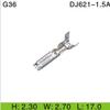 Davitu 100pcs auto crimp terminal G36 DJ621-1.5A for auto tyco connector, replcement of 183025-1 - (Color: 300pcs) view 2