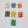 Davitu E1008 PVC Insulated Bootlace Ferrules For 1.0mm2 18 AWG Wire, 8mm of Pin Length - (Color: Yellow) view 2