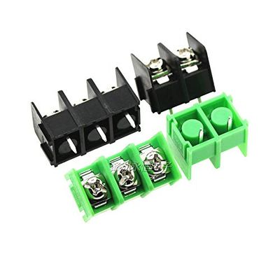 Davitu 10pcs/lot KF7.62 7.62MM Pitch 2Pin/3Pin/4Pin PCB Screw Terminal Block Connector KF7.62-2/3/4P 300V/20A - (Color: 2P Black)
