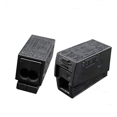 Davitu 50pcs 224-114 Original Davitu connector, led connector, COMPACT Splicing Connectors; 100% Original Davitu - (Color: Black)
