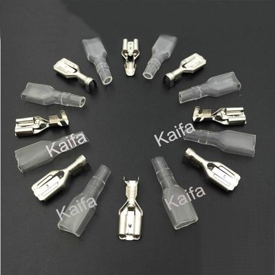 Udith 100pcs/lot 4.8 insulated terminal PVC sheathed with 0.5 male insert the plug connectors cold terminals