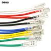 Davitu 12Pcs 6.3mm 4.8mm 2.8mm Female Spade Crimp Terminals with red green blue yellow white black Wire cable - (Color: 2.8mm 12pcs) view 2
