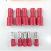 Davitu 10PCS Female male Insulated Spade joint Connector Crimp Terminal Connectors Cable Wire Connector - (Color: FRD MPD 1o25 1o56 R) view 1