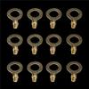 Davitu YT Non-insulated Ring Cable Lugs 150pcs Assorted Ring Eyes 3.2-10.2mm Wire Cable Connectors Brass Terminals Assortment Kit view 2