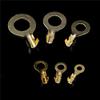 Davitu YT Non-insulated Ring Cable Lugs 150pcs Assorted Ring Eyes 3.2-10.2mm Wire Cable Connectors Brass Terminals Assortment Kit view 4