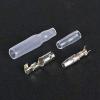 Udith 200pcs (100 pairs)/lot Bullet Connectors Crimp Terminals Female+ Male with Insulated Cover 3.9mm view 1