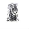 Davitu 100PCS RVS2-4 Ring Insulated Wire Connector Electrical Crimp Terminal Cable Wire Connector for 1.5-2.5mm2(A.W.G.16-14) - (Color: Black) view 1