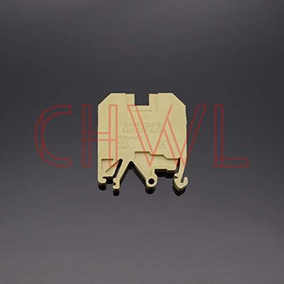 Davitu 10pcs/lot SAK-2.5EN Universal Terminal Blocks Copper Screw Type - (Color: Yellow)