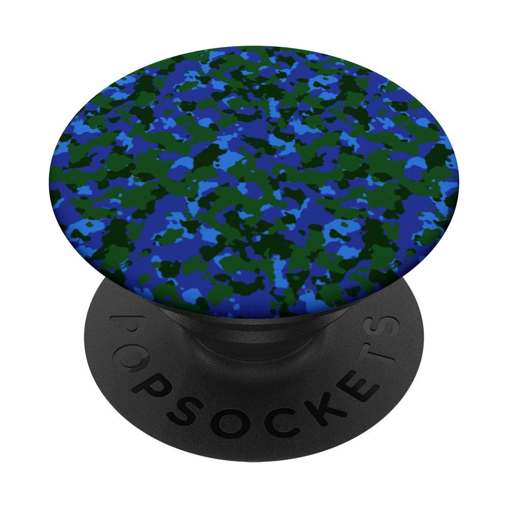 Blue Green Color Basic Army Military Camo Pattern