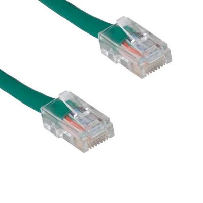 KENTEK 5 Feet FT CAT6 UTP Assembled Type Patch Cable 24 AWG 550 MHz Category 6 Unshielded Twisted Pair Assembly Enchanced Ethernet RJ45 Network Internet Cord Green