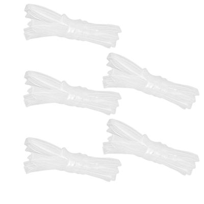 Aexit 5 Pcs Wiring & Connecting Ratio 2:1 4.5mm Dia Clear Polyolefin Heat Shrinkable Tube Heat-Shrink Tubing 2M 6.6Ft
