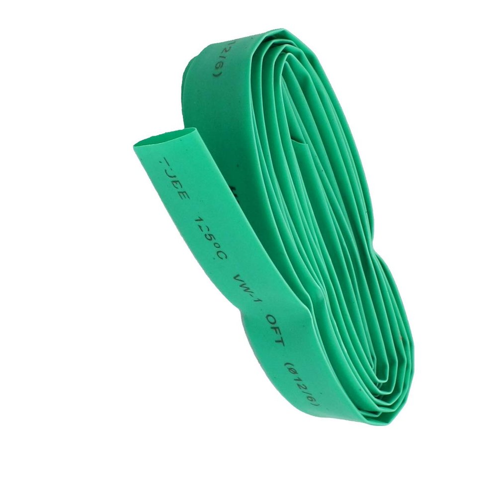 Aexit 2.5M 8.2ft Wiring & Connecting 12mm Diameter Heat Shrinkable Tube Shrink Heat-Shrink Tubing Tubing Green