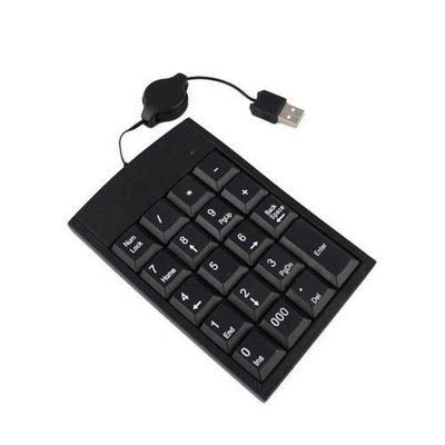 yan New USB Mini 19-Keys Num Pad Numeric Number Keypad Keyboard for Laptop Notebook