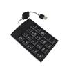 yan New USB Mini 19-Keys Num Pad Numeric Number Keypad Keyboard for Laptop Notebook view 1