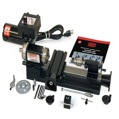 Sherline 4100A-CNC 3.5" X 8" CNC Lathe (Metric) +"A" Package (Intended for Computerized CNC)