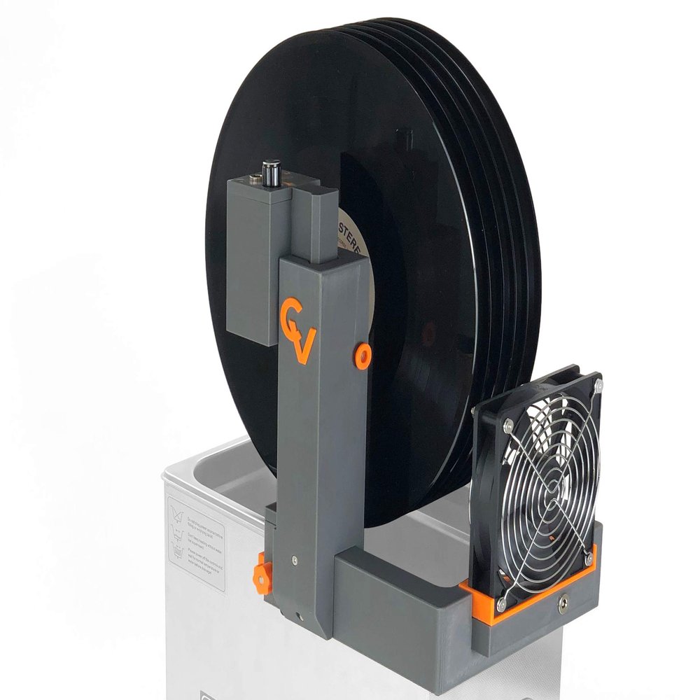 CleanerVinyl Easy6: Complete Ultrasonic Vinyl Record Cleaner. 6 Records Per Batch. Integrated RPM Control. No More handling of Wet Records.