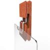 FixtureDisplays Pegwall Slatwall Hook, 1" Wide x 0.9" High x 0.5" Deep, Small Metal Hook 18529-SNL Listing view 4