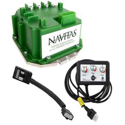 WILD ABOUT CARTS E-Z-GO TXT Navitas 440-Amp 48-Volt Shunt Controller Kit with Bluetooth (Years 2010-Up)