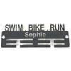 Swim Bike Run Medal Hanger, Light Gray view 1