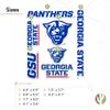 Desert Cactus Georgia State University Sticker Panthers GSU Sticker Vinyl Decals Laptop Water Bottle Car Scrapbook T2 (Type 2) view 3