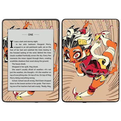 MightySkins Skin Compatible with Amazon Kindle Paperwhite 2018 (Waterproof Model) - Monkey Girl | Protective, Durable, and Unique Vinyl Decal wrap Cover | Easy to Apply, Remove| Made in The USA