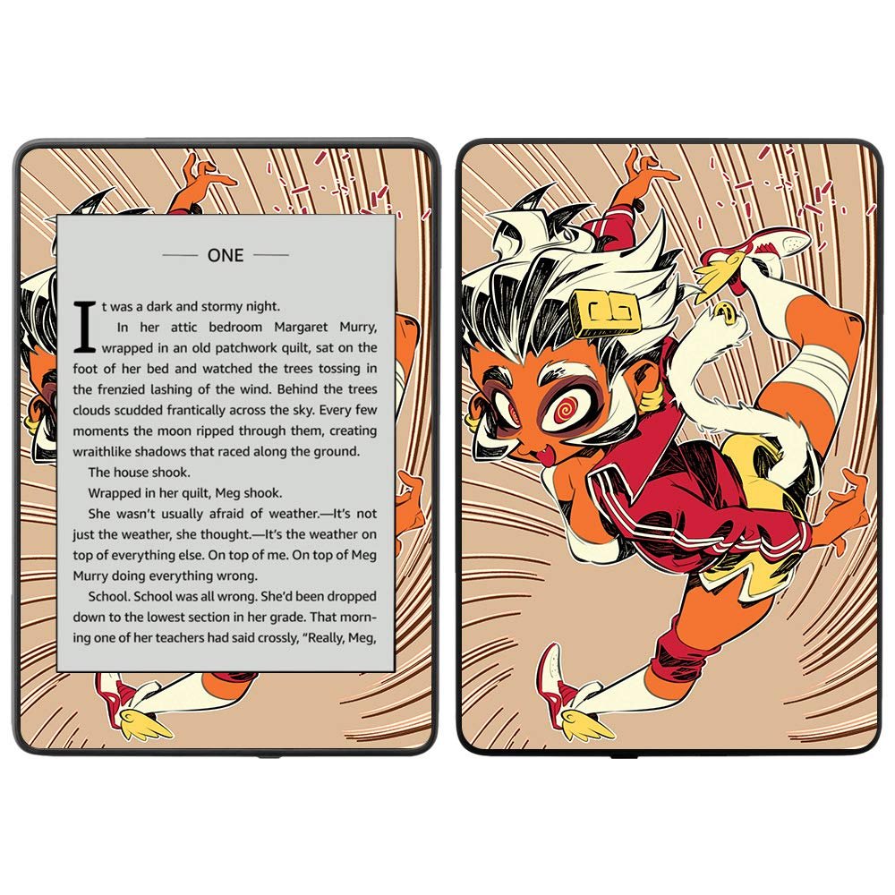 MightySkins Skin Compatible with Amazon Kindle Paperwhite 2018 (Waterproof Model) - Monkey Girl | Protective, Durable, and Unique Vinyl Decal wrap Cover | Easy to Apply, Remove| Made in The USA