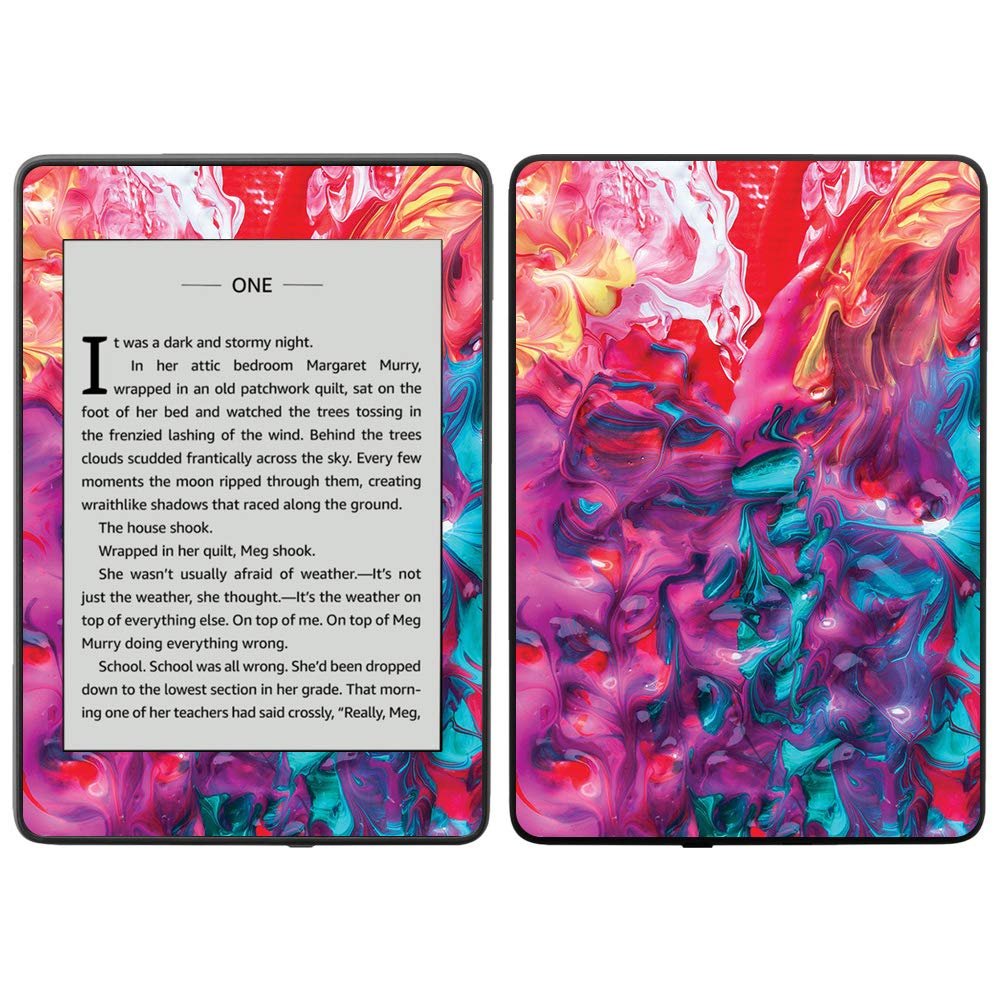 MightySkins Skin Compatible with Amazon Kindle Paperwhite 2018 (Waterproof Model) - Paint Party | Protective, Durable, and Unique Vinyl Decal wrap Cover | Easy to Apply, Remove| Made in The USA