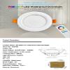 LGIDTECH FUT063 Miboxer RGB CCT 6W LED Recessed Ceiling Downlight 4 Inch AC100-240V IP54, Smartphone APP Control Via WL-Box2 Gateway(Sold Separately) view 2