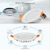 LGIDTECH FUT063 Miboxer RGB CCT 6W LED Recessed Ceiling Downlight 4 Inch AC100-240V IP54, Smartphone APP Control Via WL-Box2 Gateway(Sold Separately) view 4