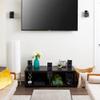 Goldwood Bluetooth 5.1 Surround Sound Home Theater Speaker System with LED Display, FM Tuner, USB/SD Inputs - 6-Piece Set with Remote Control, Black view 2